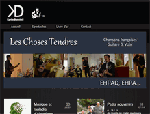 Tablet Screenshot of karimdumenil.com